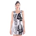 Day Of The Dead Wedding Scoop Neck Skater Dress