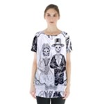 Day Of The Dead Wedding Skirt Hem Sports Top