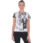 Day Of The Dead Wedding Short Sleeve Sports Top 