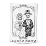 Day Of The Dead Wedding Small Tapestry