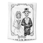 Day Of The Dead Wedding Medium Tapestry