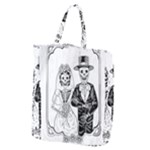 Day Of The Dead Wedding Giant Grocery Tote