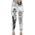 Day Of The Dead Wedding Lightweight Velour Classic Yoga Leggings