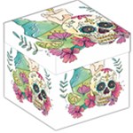 Tequila Sugar Skull Storage Stool 12 