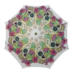 Tequila Sugar Skull Golf Umbrella