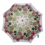 Tequila Sugar Skull Hook Handle Umbrella (Medium)