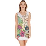 Tequila Sugar Skull Bodycon Dress