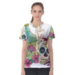 Tequila Sugar Skull Women s Sport Mesh Tee