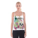 Tequila Sugar Skull Spaghetti Strap Top