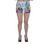 Tequila Sugar Skull Skinny Shorts