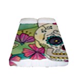 Tequila Sugar Skull Fitted Sheet (Full/ Double Size)