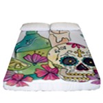 Tequila Sugar Skull Fitted Sheet (California King Size)