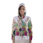 Tequila Sugar Skull Hooded Windbreaker (Women)