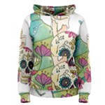 Tequila Sugar Skull Women s Pullover Hoodie