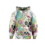 Tequila Sugar Skull Kids  Zipper Hoodie