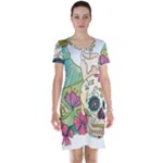 Tequila Sugar Skull Short Sleeve Nightdress