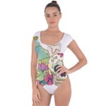 Tequila Sugar Skull Short Sleeve Leotard 