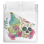 Tequila Sugar Skull Duvet Cover (Queen Size)