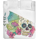 Tequila Sugar Skull Duvet Cover (California King Size)