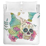 Tequila Sugar Skull Duvet Cover Double Side (Queen Size)