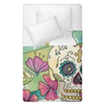 Tequila Sugar Skull Duvet Cover Double Side (Single Size)