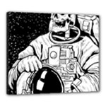 Halloween Skeleton Astronaut Canvas 24  x 20  (Stretched)