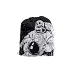 Halloween Skeleton Astronaut Drawstring Pouch (Medium)