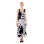 Halloween Skeleton Astronaut Sleeveless Maxi Dress