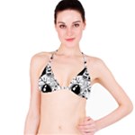 Halloween Skeleton Astronaut Bikini Top