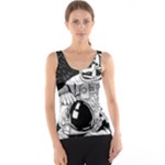 Halloween Skeleton Astronaut Tank Top