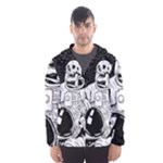 Halloween Skeleton Astronaut Hooded Windbreaker (Men)