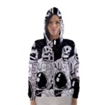 Halloween Skeleton Astronaut Hooded Windbreaker (Women)