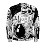 Halloween Skeleton Astronaut Men s Sweatshirt