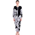 Halloween Skeleton Astronaut OnePiece Jumpsuit (Ladies)