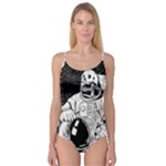 Halloween Skeleton Astronaut Camisole Leotard 