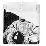 Halloween Skeleton Astronaut Duvet Cover (Queen Size)