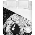 Halloween Skeleton Astronaut Duvet Cover (California King Size)