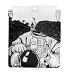 Halloween Skeleton Astronaut Duvet Cover Double Side (Full/ Double Size)