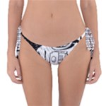 Halloween Skeleton Astronaut Reversible Bikini Bottom