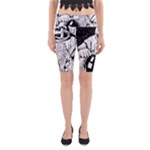 Halloween Skeleton Astronaut Yoga Cropped Leggings