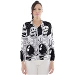 Halloween Skeleton Astronaut Windbreaker (Women)