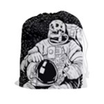 Halloween Skeleton Astronaut Drawstring Pouch (XXL)