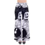 Halloween Skeleton Astronaut So Vintage Palazzo Pants