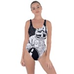 Halloween Skeleton Astronaut Bring Sexy Back Swimsuit