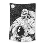 Halloween Skeleton Astronaut Small Tapestry