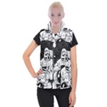 Halloween Skeleton Astronaut Women s Button Up Vest