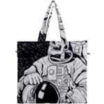 Halloween Skeleton Astronaut Canvas Travel Bag