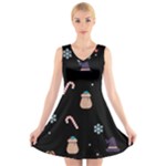 christmas buona befana V-Neck Sleeveless Dress