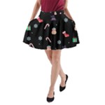 christmas buona befana A-Line Pocket Skirt