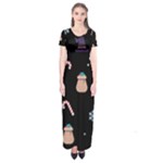 christmas buona befana Short Sleeve Maxi Dress